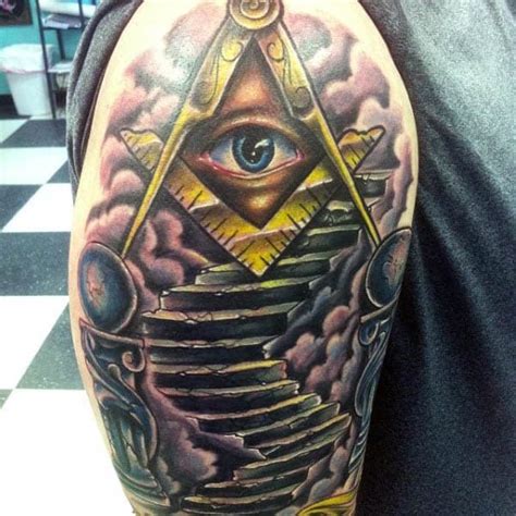 free mason tattoo|masonic tattoos gallery.